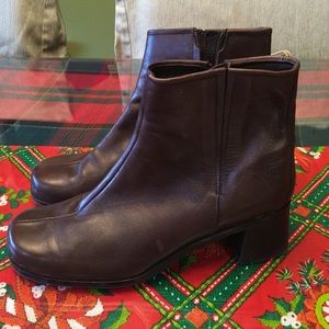 SOLD.     Predictions brown ankle boots