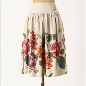 Anthropologie Last Blooming Skirt (8P)