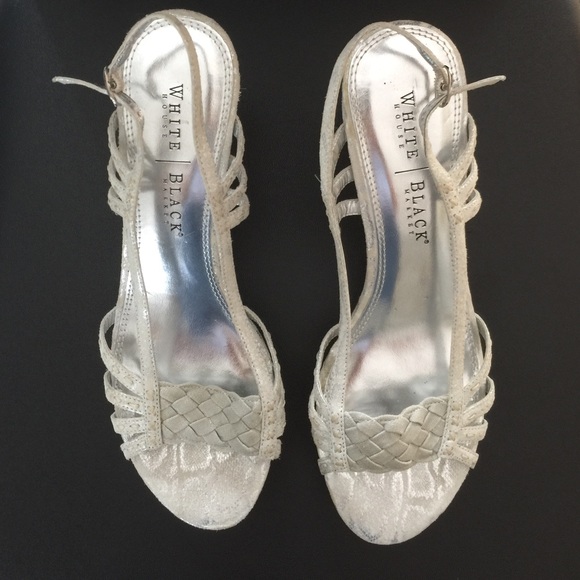 Silver sandals size 9 1/2