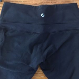 Mesh side lululemon yoga pants