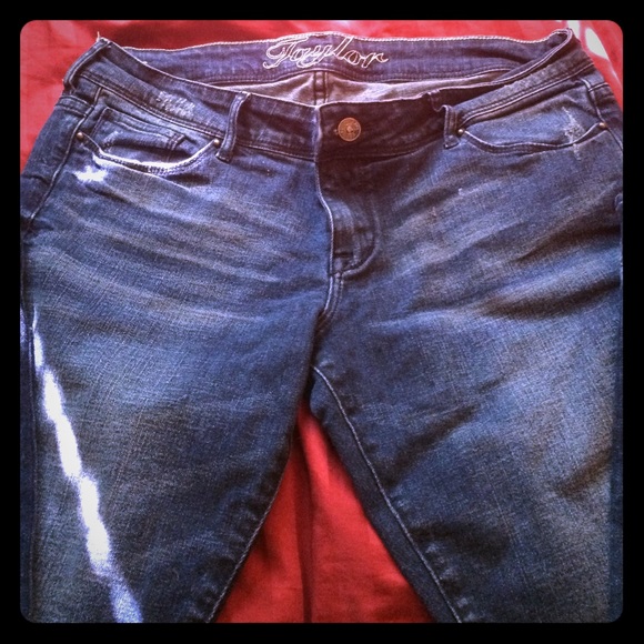Dark blue delias skinny jeans