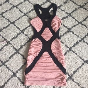 Sexy open back dress