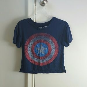 Marvel crop top from Target
