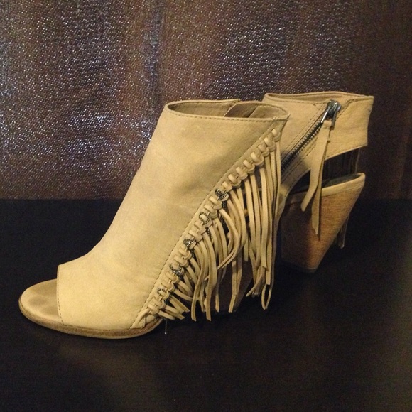 Dolce Vita 2014 Noralee Fringe Open-toe Booties