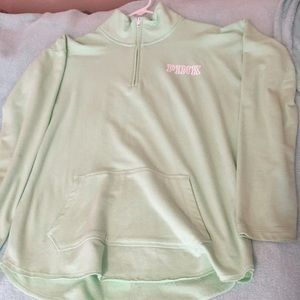 Victoria's Secret pink half zip