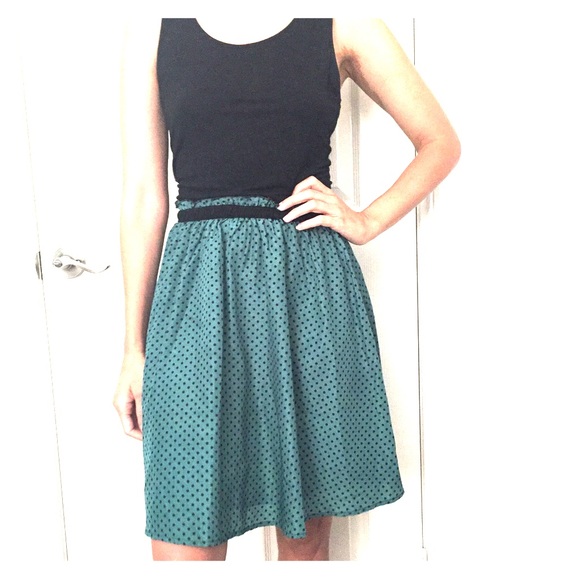 Modcloth midi polka dot tank dress