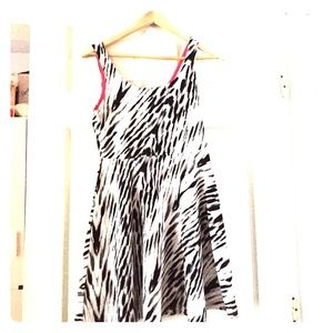 Express Zebra print casual dress