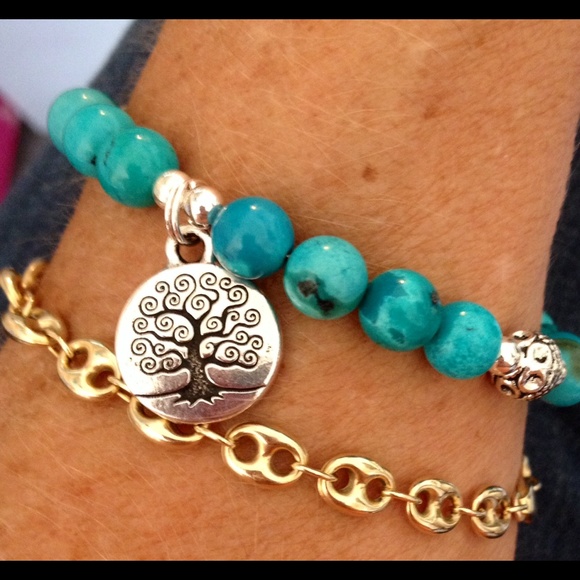 🎉SALE🎉Turquoise 🌿Tree Of Life 🌿Bracelet - Picture 3 of 4