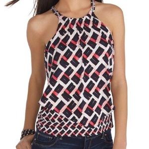 WHITE HOUSE BLACK MARKET Sleeveless Layered Top