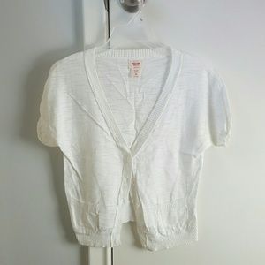 Short sleeve cardigan