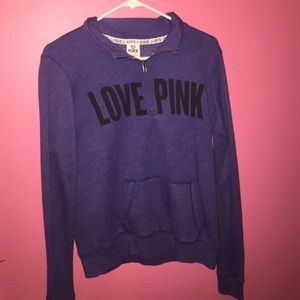 Deep purple/blue Victorias Secret Pink Pullover