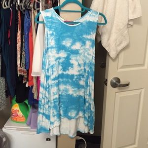 Tie dye swing dress