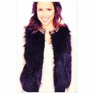 MICHAEL Kors faux fur vest