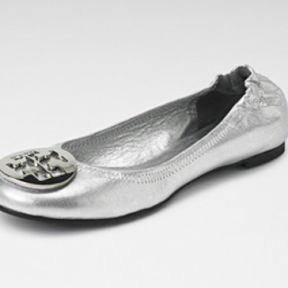 Tory Burch Metallic Flats