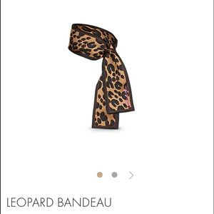 Authentic Louis Vuitton Leopard Bandeau