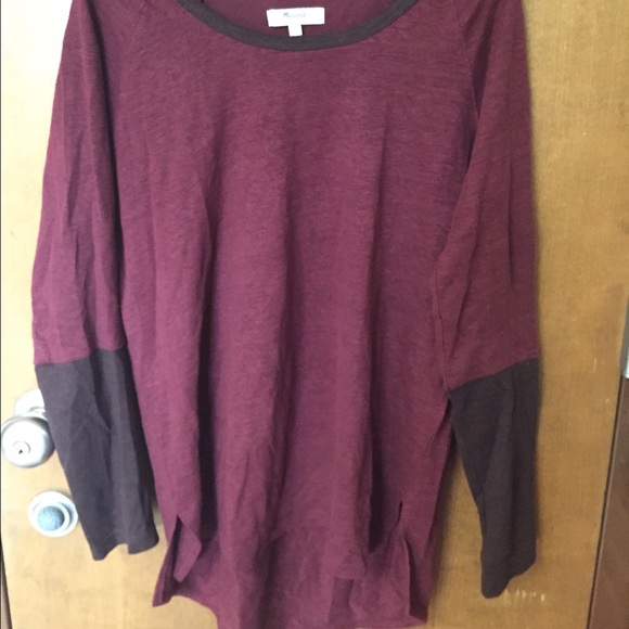 Maroon Madewell long-sleeve Tee (S) - Picture 1 of 2