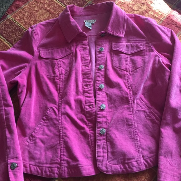 Jackets & Blazers - Pink corduroy jacket