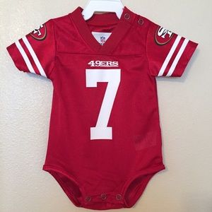49ers Kaepernick baby jersey onesie