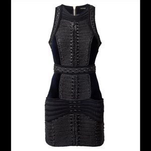 Balmain for H&M black rope dress! SOLD OUT!