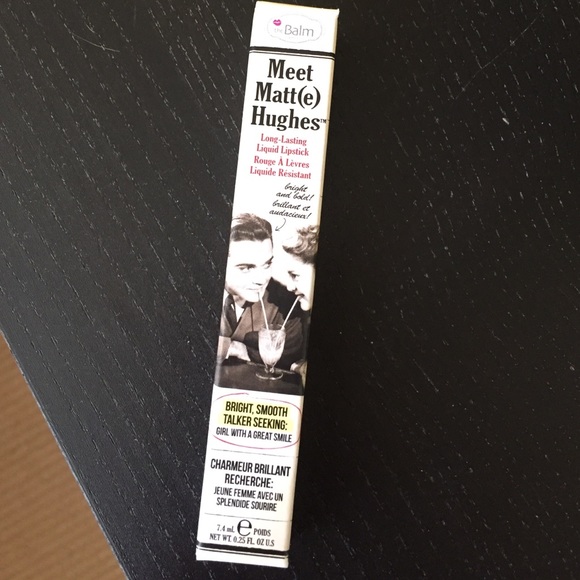 Thebalm meet matt(e) Hughes liquid lipstick
