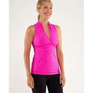 Lululemon Pink Paris Whisper Tank