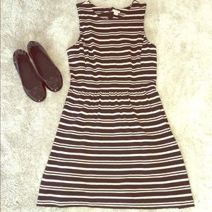 J.Crew Striped A line dress. Sz medium