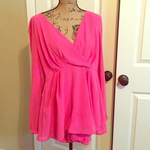 Pink Dressy Romper