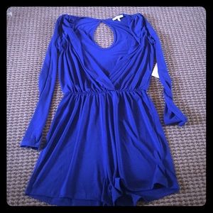 Royal blue romper