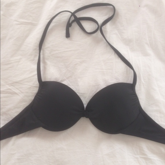 Black Push Up Bathing Suit Top