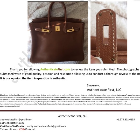 SOLD πππ AUTHENTIC HERMES BIRKIN 35. - Picture 3 of 4