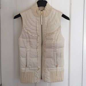 Juicy Couture Off-White Down/Sweater Vest