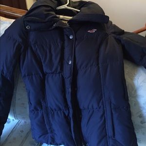 Hollister blue #winter #jacket