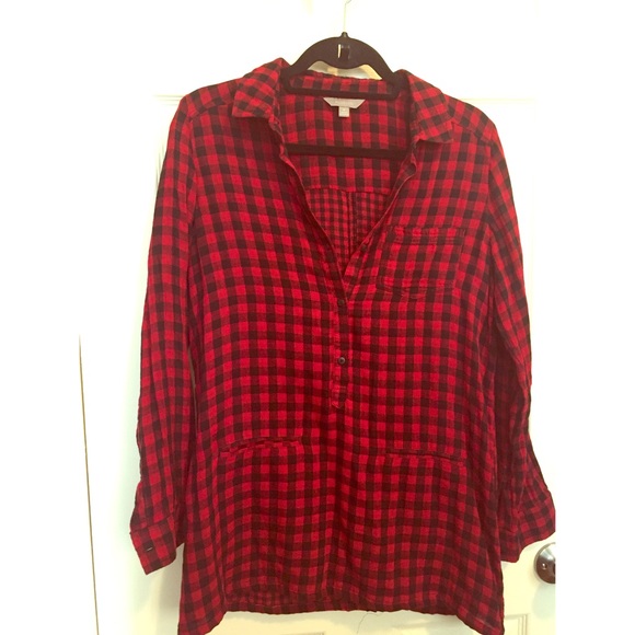 Rubbish (M) Plaid Tunic