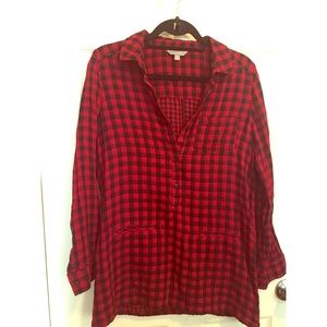 Rubbish (M) Plaid Tunic