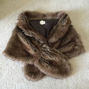 Faux Fur Shawl