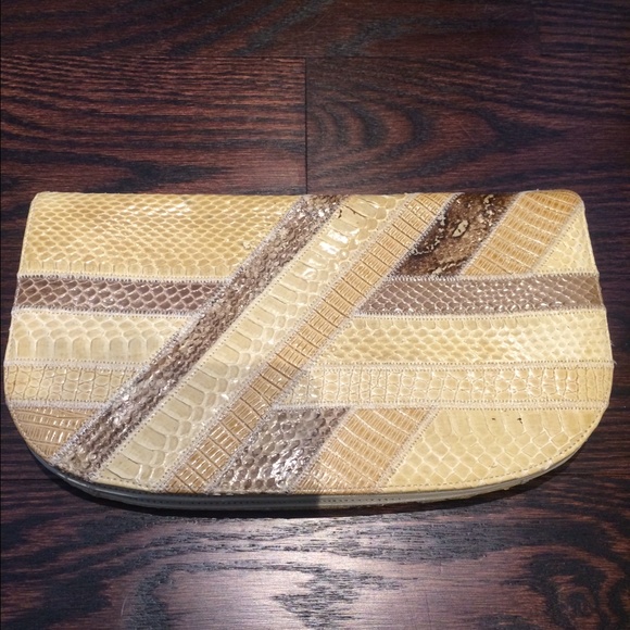 Vintage palizzio snake skin bag