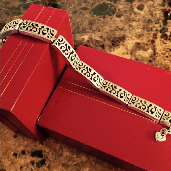 BRIGHTON Lace Scroll Bracelet 8 inches Long