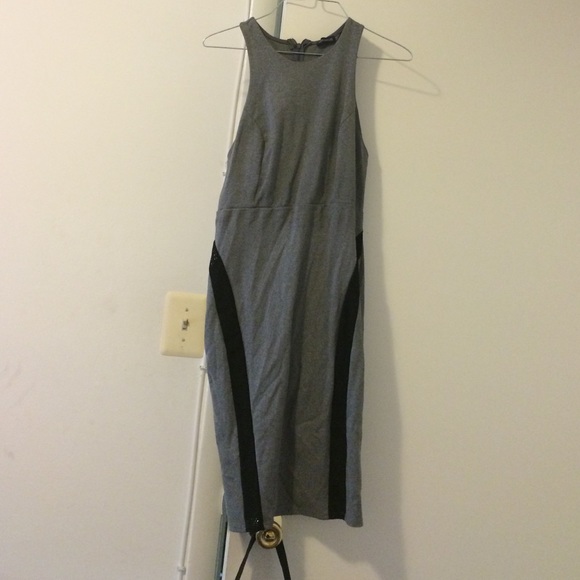 Grey tight fit dress