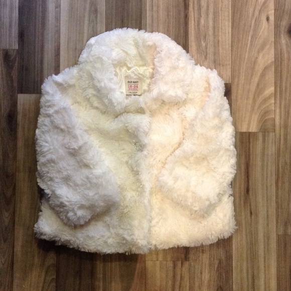 Old Navy Other - NWOT! 18-24 Toddler Girls Old Navy White Coat