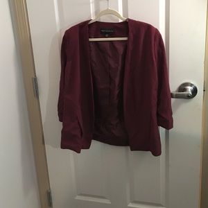 Maroon blazer