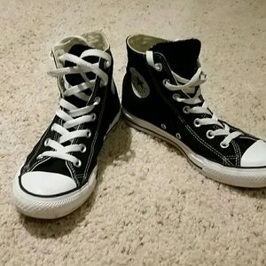 Converse high tops in black