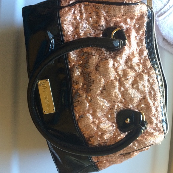 Betsy Johnson pink sparkly bag