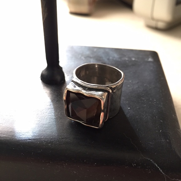 Silpada Sterling Silver Quartz Stone Ring