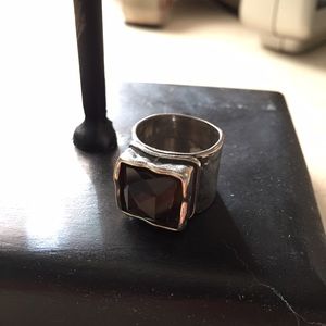 Silpada Sterling Silver Quartz Stone Ring