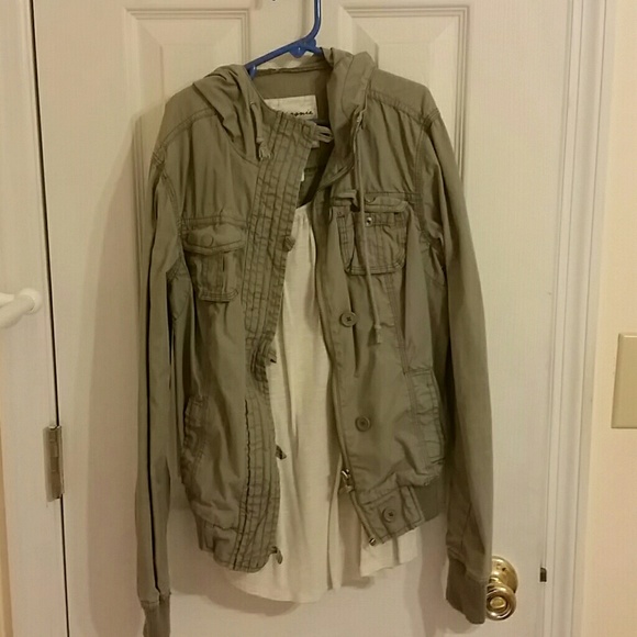 Gray A?ropostale Light Jacket