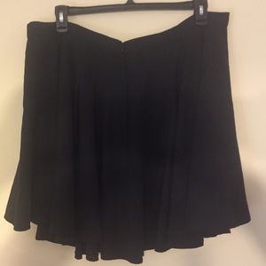 Asos curve black skirt