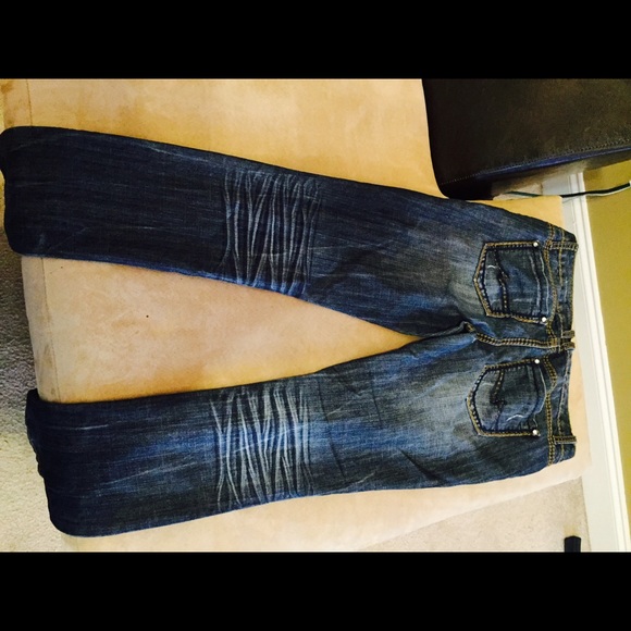 Charlotte Russe denim ripped jeans