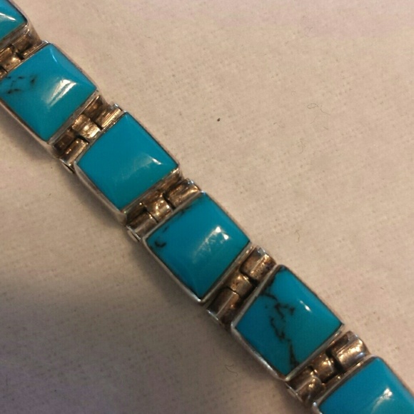 Turquoise and Sterling Silver Bracelet