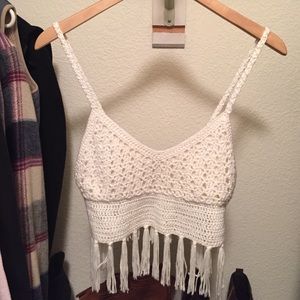 Crochet crop top