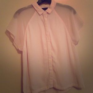 Light pink Topshop blouse